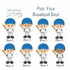 Baseball Boy Blue Hat