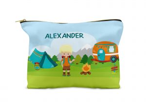Camping Boy or Girl Backpack Pencil Case