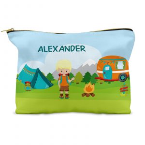 Camping Boy or Girl Backpack Pencil Case
