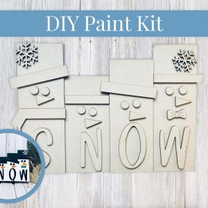 Snowmen Sign Paint Kit