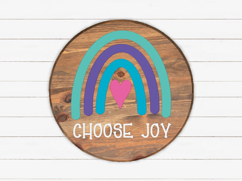 Choose Joy Rainbow - W&P-021
