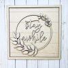 Stay Awhile Wreath Paint Sign Kit