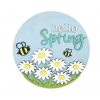 Hello Spring Daisies Bees Sign