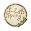 Hello Spring Wreath Flowers Sign Kit