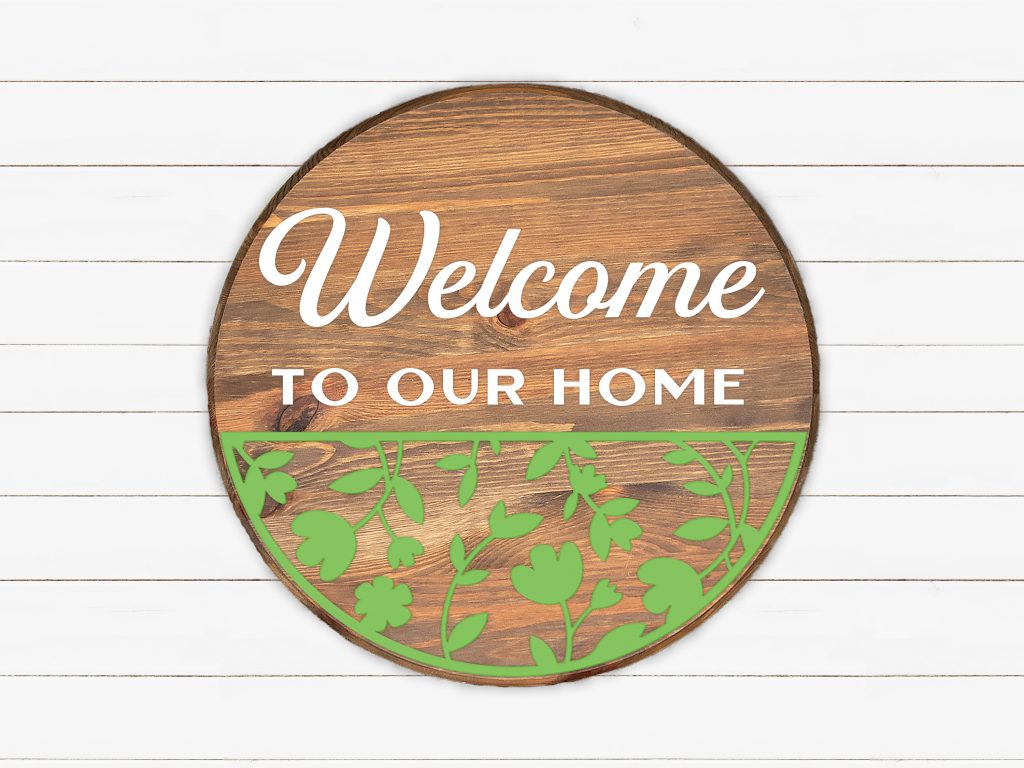 Welcome To Our Home Flowers - W&P-026