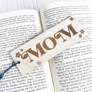 Mom wood Bookmark