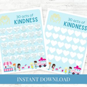 Summer 30 Acts of Kindness Ice Cream Truck Printable