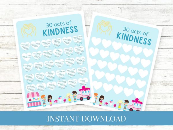 Summer 30 Acts of Kindness Ice Cream Truck Printable