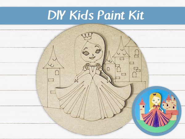 Princess Castle Kids Paint Kit