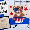 USA Bear Stars and Stripes Paint Kit