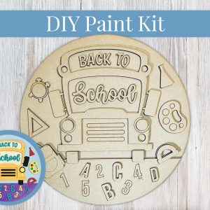 Back to School Bus Paint Sign Kit