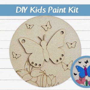 Butterfly Flower Kids Paint Kit