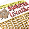 Sweater Weather Leaf Sign