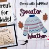 Sweater Weather kids Paint Kit