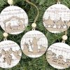 Nativity Sheet Music Ornaments