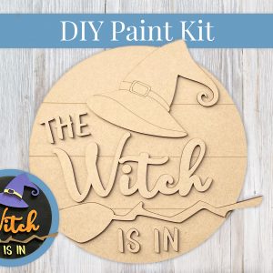 The Witch Is In Sign DIY Paint Kit