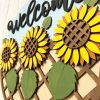 Welcome Sunflower Sign DIY Paint Kit