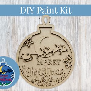 Merry Christmas Night Sign DIY Paint Kit