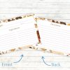 Fall Dried Spices Recipe Card