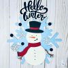 Snowman Sign DIY Paint Kit